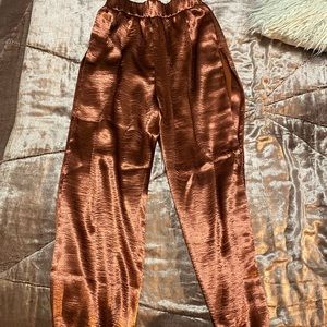 Revolve Lovers and friends satin jogger pants